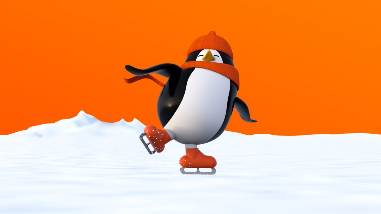 Penguin Ice Skating